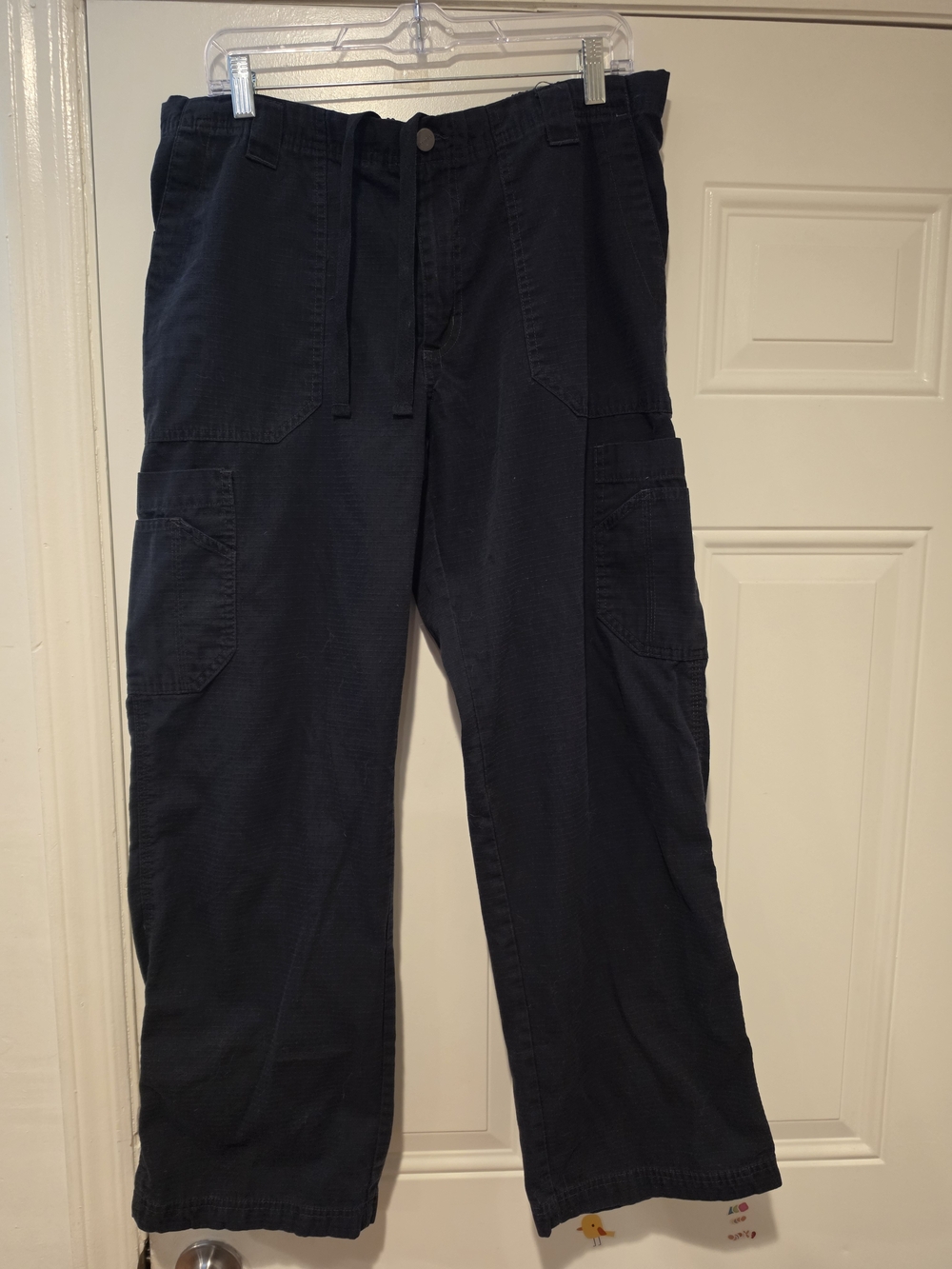 Carhartt Men's Black Cargo Pants with Utility Pockets